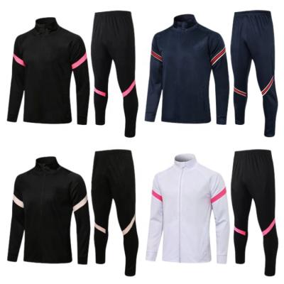 China Jackets Wholesale Custom Design Football Training Tracksuit Football Training Suit Soccer Uniform for sale