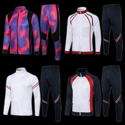 China Jackets Wholesale Team Training Fit Mens Tracksuit Breathable Vacuum Set Football Tracksuit for sale