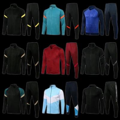 China Jackets Latest Designs 100% Polyester Sports Football Tracksuits for sale