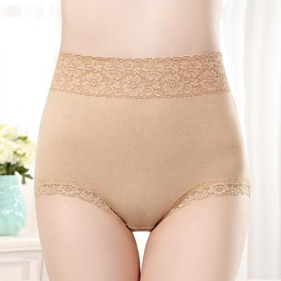 China Size 1124 Summer New High Waist Antibacterial Highly Elastic And Comfortable Ladies Cotton Panties Women Underwear for sale