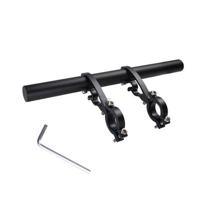 China Best Price Light Weight Durable Black Bike Handlebar Double Bracket for sale