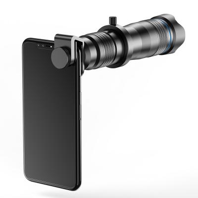 China Compatible with 98% concert 36X high power mobile phones high list double tube fit telescope telephoto lens all-metal external universal mobile phone lens for sale