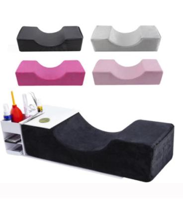 China Synthetic Hair Eyelash Pillow With Shelf With Lightweight Eyelash Neck Pillow for sale