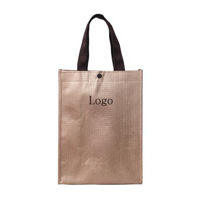 China Factory Direct Custom Logo Folding Gift Packaging Bag Portable Non-Woven Shopping Bag Reusable for sale