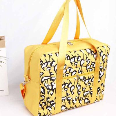 China Fashion Portable Waterproof Beach Oxford Cloth Women Zippered BagsSimplicity Luggage Bags Travel Bags for sale