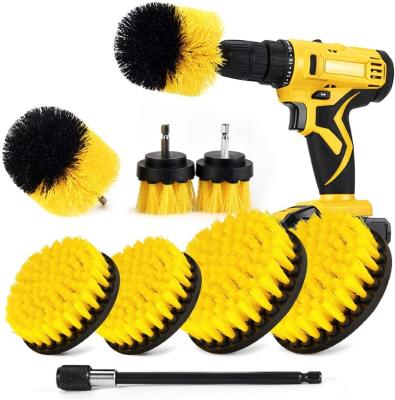 China Sustainable Drill Brush Attachment Set , Power Cleaning Scrub Brush for sale