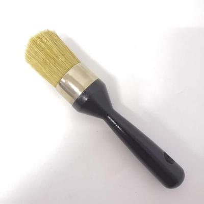 China Chinese Paint Suppliers Stiffen Chalk Brush Wax Brush / Wooden Handle for sale