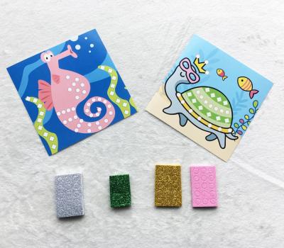 China Educational Toys Decorate Mosaic Sticker DIY Handmade Craft Sticker For Kids Gift For Girls New for sale