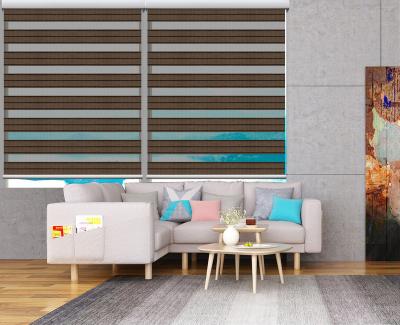 China 3 Minimalist Black Net Pleated Shades And Sheer Horizontal Roller Shades for sale