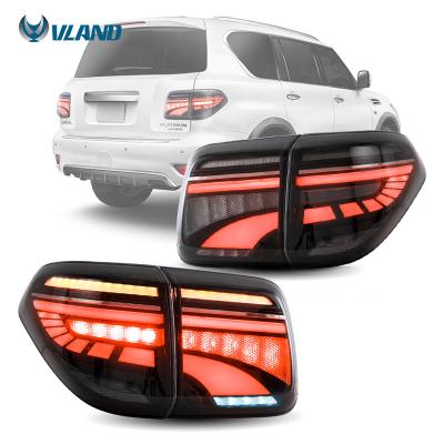 China 2008-UP Factory Wholesale LED Interpretation Tail Light VLAND Plug & Play Tail Lamp For NISSAN Patrol SE Patimum Nismo LE Titanium for sale