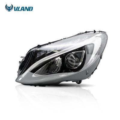 China Headlights C180 C250 2015-2018 lamp W205 auto car lamp Vland headlamp original quality for Mercedes c class for sale