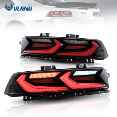 China PC+ABS+PMMA VLAND Factory Wholesale 5th Gen Full LED Rear Tail Lights Lamp 2014 2015 For Chevrolet Camaro Corvette C8 for sale