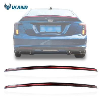 China Interpretation Tail Light Vland Factory Car LED Rear Lamp New Cut Tail 2019 2020 Tail Light Lmap For Cadillac CT5 Spoiler Light for sale