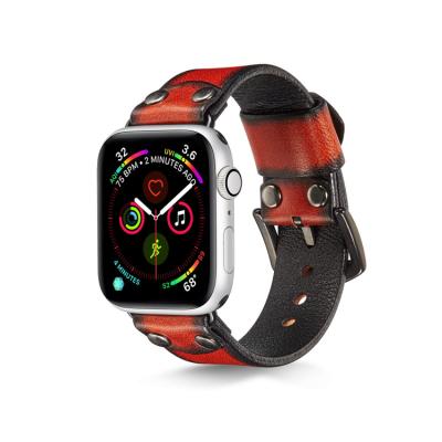 China Quick Realease Replcement Watch Band Custom Watch Strap For Apple Watch Leather Band 38mm 40mm 42mm 44mm iwatch Band Apple Watch Belt for sale