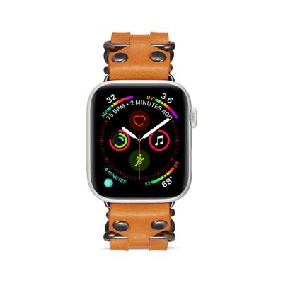 China Realease Replcement Quick Genuine Watch Band Leather Strap Band Strap For Apple Watch Series5 4 3 2 44/42mm iWatch Band for sale