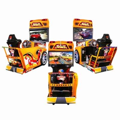 China Machine Arcade Games With Driving Hardware Racing Car Game Coin Operated 12 Months Warranty for sale