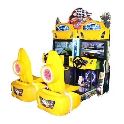 China High Performance Hardware Dual Players Arcade Gaming Video Racing Car Game Machine for sale