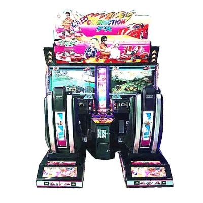 China Wholesale Price 32 Inch Coin Slot Steering Wheel Vibration Powered Car Simulator Game Machine Arcade For Game Hall Bar for sale