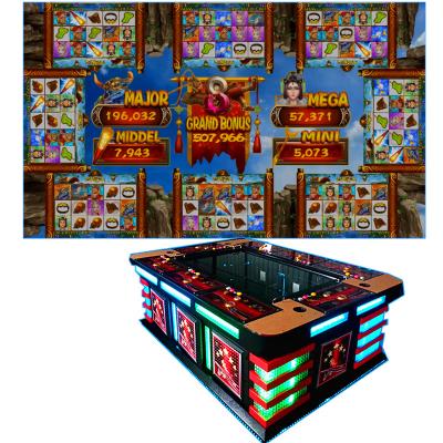 China Metal + Acrylic Taiwan Slot Machine 8 People Play Slot Game Machine for sale