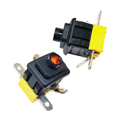 China OFF-ON CUL VDE Certification Optional 15mm*21mm Dual-Circuit 16A Current 16A Interlock Key Multicolor Light Switch for sale