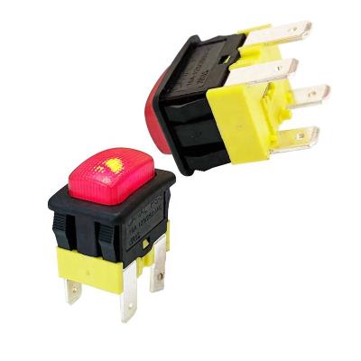 China OFF-ON High Power Self-locking Optional Multi-color Light Optional Square CUL Mini VDE And Other Multinational Certification Main Switches for sale