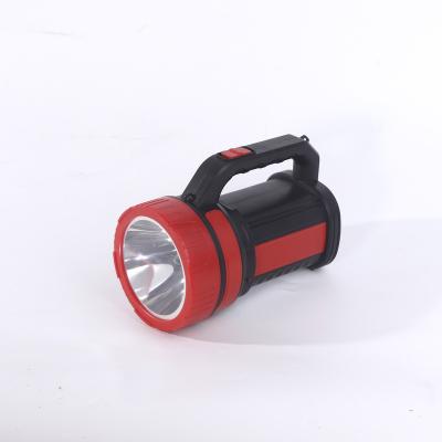 China Sale LED Rechargeable Search Lamp Flashlight Strong Handle Emergency Light for sale