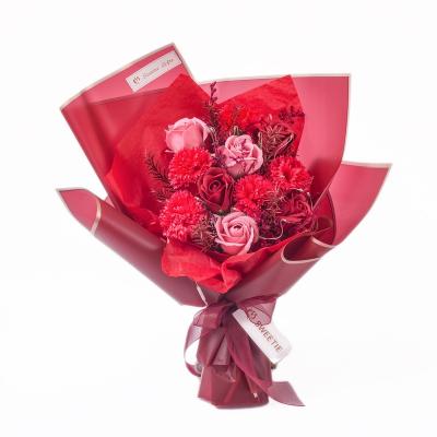 China Fashional Customized Valentine's Day Mothers Day Rose Soap Flower Gift Box for sale