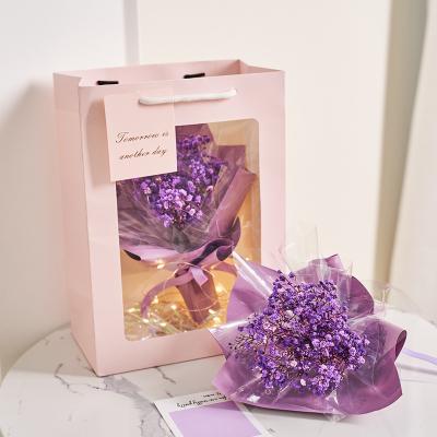 China High Quality Promotional Gifts Flower Bouquet Decoration Forever Dry Home Valentine's Day Gift Preserved Flower for sale