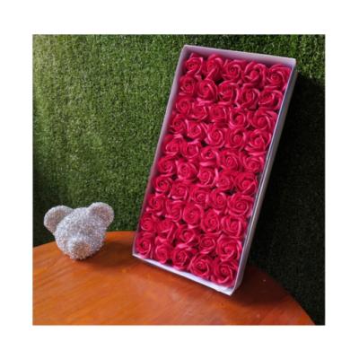 China Factory direct sale price eco-friendly cheap roses soap buchete 50pcs artificial sapun flori flori for sale