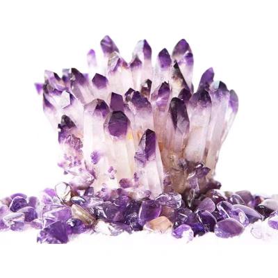 China Wholesale Euro-American Mineral Group Natural Ghost Ghost Amethyst Crystals Rough Quartz For National Geo for sale