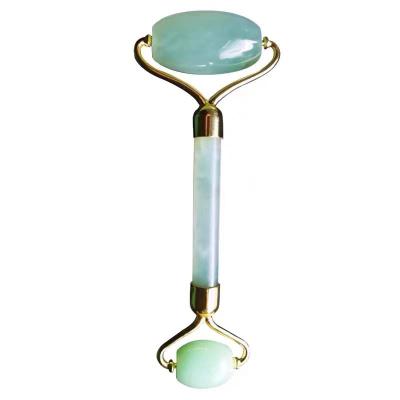 China Euro-American wholesale natural stones massage stick jade face crystal roller for souvenirs for sale