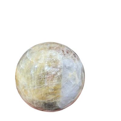 China China Wholesale National Natural Crystal Geo Stone Sandastras Sphere Sunstone Ball For Souvenir for sale