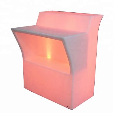 China Modern Modern Home Light Up Bar Cocktail Party Glowing Movable Bar Led Bar Counter for sale