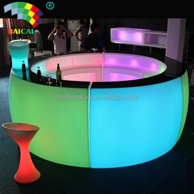 China Commercial Bar Table Bar Counter For Sale / Illuminated Led Bar Counter for sale