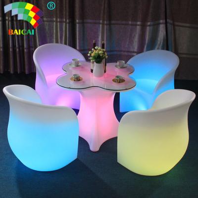 China Best Garden Chair LED Chairs And Tables For Nightclub Use Led Chair for sale