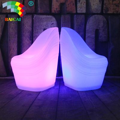 China Modern Smart Acrylic Bar LED Light Cube Chairs And Tables for sale