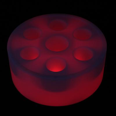 China Factory Direct Plastic Igniting Discoloration Led Ice Bucket Special Led Ice Bucket Viable For Bars for sale