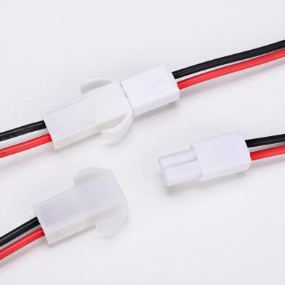 China El-2P 22Awg1015 Wire Harness Male&Female Connector 2 Pin Female Electrical Connector Wiring Harness for sale