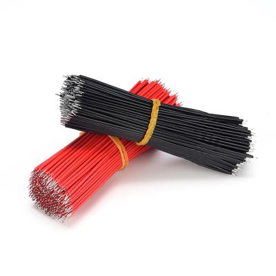 China 100Pcs OEM Odm Tinplate PCB Breadboard Solder Cable High Tensile High Temperature Electrical Wire Tinned Wires Pilot Jumper Wire Cable for sale