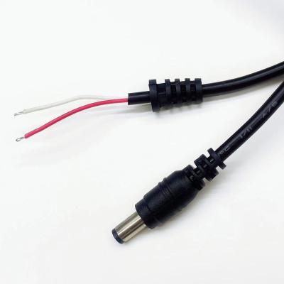 China Home appliance output interface 5.5*2.1mm/5.5*2.5 adapter wire 1.5m/1.2m DC power cable with magnetic ring for sale