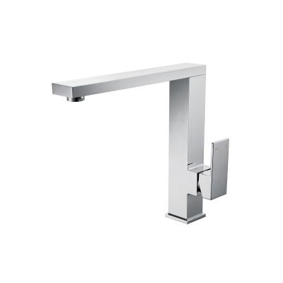 China Modern Single Handle Kitchen Faucet Chrome for sale