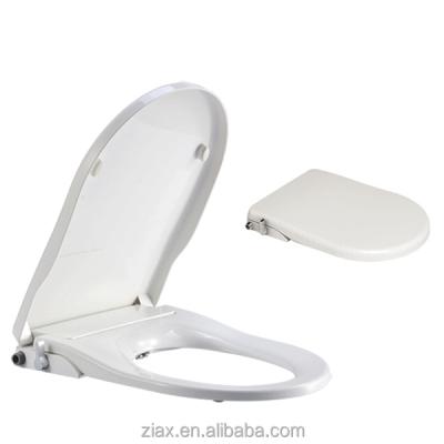 China Non-Electric Slow-End Toilet Seats Freshwater Bidet Toilet Seat Attachment With Self-Cleaning Dual Retractable Water Jets for sale