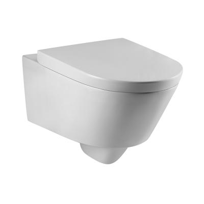 China Concealed Cistern WC Toilet Mounts Sale Europe Ceramic Modern Wall Cistern Cover Seat Wall Mounted Toilet for sale