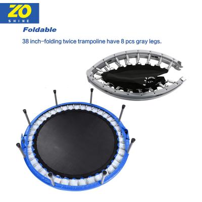 China Without Web Protector Net Trampoline Top Quality Luxury Park Indoor Bed for sale