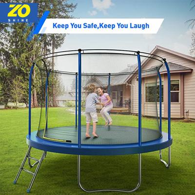 China With New Style Protective Net Wholesale Custom Zoshine 8ft Outdoor Trampoline 10ft 12ft 14ft 16ft For Big Kids And Adults for sale