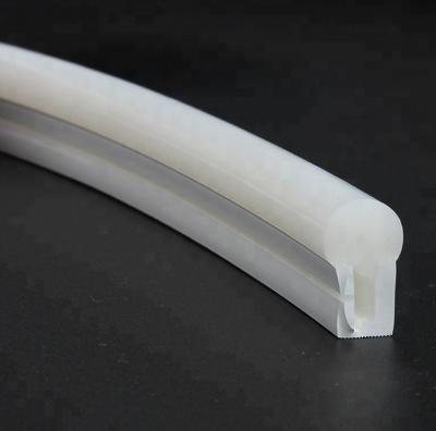 China Heat Resistant Silicone Light Guide Neon Lamp Gasket Strip for sale