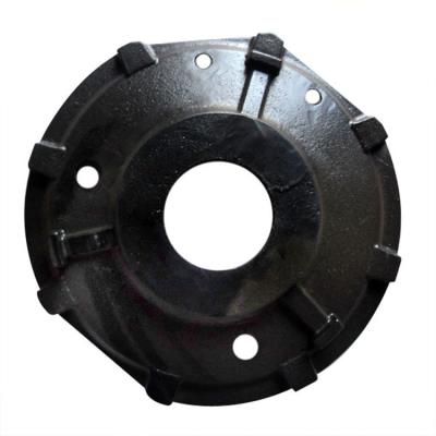 China Hot Selling Customized Casting Parts Gray Iron Cast Iron Shaft End Cover For Vehicle And Machinery Equipment for sale