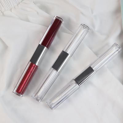 China CY801 High Quality Cosmetics 3ml Double Ended Clear Crystal Tube Lip Gloss Tube Lip Gloss Containers Empty Tube for sale