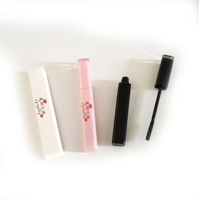 China J106 cosmetics in stock wholesale 15ml mascara wand tube bottle mascara packing stock plastic pink black empty tube with mascara brush for sale