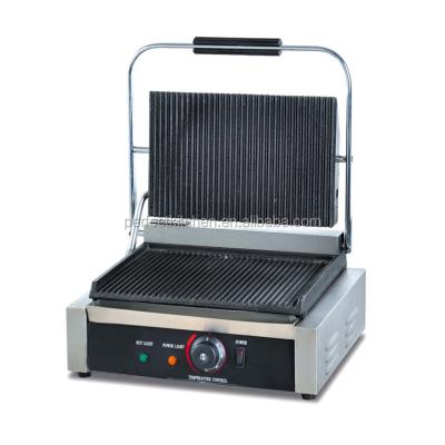 China Heavy Duty Voltage Controller Industrial Stainless Steel Panini Electric Grill / Electric Touch Grill for sale